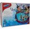 imageSwimWays Plastic MultiSport Volleyball Set Includes 2 Bases 1 Net 1 Volleyball Ideal for Pool Parties and Outdoor GamesVolleyball  Basketball