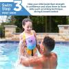 imageSwimWays Power Swimr Outdoor Pool Swim Vest for Kids Adjustable Kid Pool Float for Swim Training Medium Pink MermaidMermaid