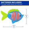 imageSwimWays Rainbow Reef Fish Toy Kids Swimming Accessories ampamp Water Toys Learn to Swim Pool Toys for Kids Ages 5 ampamp Up Batteries Included Tuna TurnerGuppie Goldberg