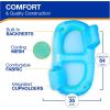 imageSwimWays Spring Float Premium Duo Pool Chair Fits 2 Adults Inflatable Pool Floats Adult with Fast Inflation for Ages 15 ampamp UpSpring Float Premium Duo New