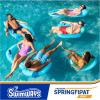 imageSwimWays Spring Float Premium Duo Pool Chair Fits 2 Adults Inflatable Pool Floats Adult with Fast Inflation for Ages 15 ampamp UpSpring Float Premium Duo New