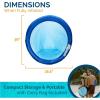 imageSwimWays Spring Float Premium Papasan Pool Lounger Inflatable Pool Floats Adult with Fast Inflation for Ages 15 ampamp UpPapasan Aqua