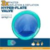 imageSwimWays Spring Float Premium Papasan Pool Lounger Inflatable Pool Floats Adult with Fast Inflation for Ages 15 ampamp UpPapasan Aqua