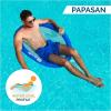 imageSwimWays Spring Float Premium Papasan Pool Lounger Inflatable Pool Floats Adult with Fast Inflation for Ages 15 ampamp UpPapasan Blue