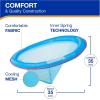 imageSwimWays Spring Float Premium Papasan Pool Lounger Inflatable Pool Floats Adult with Fast Inflation for Ages 15 ampamp UpPapasan Blue New Version