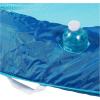 imageSwimWays Spring Float Recliner 6060700 Water Buoyant Summertime Relaxation Comfort Lounge Seat with Cup Holder for Pool Lake Beach Pond River Island Aqua BlueDark Blue