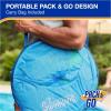 imageSwimWays Spring Float Recliner Chair for Swimming Pool Inflatable Pool Floats Adult with Fast Inflation Cup Holder ampamp Foot Rest for Ages 15 ampamp Up AquaXl Recliner New Version