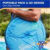 imageSwimWays Spring Float Recliner Chair for Swimming Pool Inflatable Pool Floats Adult with Fast Inflation Cup Holder ampamp Foot Rest for Ages 15 ampamp Up AquaBlue Recliner New Version