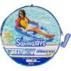 imageSwimWays Spring Float Recliner Chair for Swimming Pool Inflatable Pool Floats Adult with Fast Inflation Cup Holder ampamp Foot Rest for Ages 15 ampamp Up AquaBluePink Recliner New Version