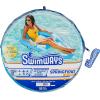 imageSwimWays Spring Float Recliner Chair for Swimming Pool Inflatable Pool Floats Adult with Fast Inflation Cup Holder ampamp Foot Rest for Ages 15 ampamp Up AquaBlue Recliner New Version