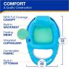imageSwimWays Spring Float Recliner Chair for Swimming Pool Inflatable Pool Floats Adult with Fast Inflation Cup Holder ampamp Foot Rest for Ages 15 ampamp Up AquaCanopy Recliner New Version