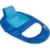 imageSwimWays Spring Float Recliner Chair for Swimming Pool Inflatable Pool Floats Adult with Fast Inflation Cup Holder ampamp Foot Rest for Ages 15 ampamp Up AquaBlue Recliner