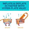 imageSwimWays Spring Float Recliner Chair for Swimming Pool Inflatable Pool Floats Adult with Fast Inflation Cup Holder ampamp Foot Rest for Ages 15 ampamp Up AquaAqua Recliner