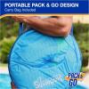 imageSwimWays Spring Float Recliner Chair for Swimming Pool Inflatable Pool Floats Adult with Fast Inflation Cup Holder ampamp Foot Rest for Ages 15 ampamp Up AquaCanopy Recliner New Version