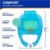 imageSwimWays Spring Float Recliner Chair for Swimming Pool Inflatable Pool Floats Adult with Fast Inflation Cup Holder ampamp Foot Rest for Ages 15 ampamp Up AquaXl Recliner New Version