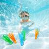 imageSwimWays Swirl Divers Kids FishShaped Pool Diving Toys 2 Pack Bath Toys ampamp Pool Party Supplies for Kids Ages 5 and UpSquidivers Diving Toys3 Pack