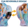 imageSwimWays The Little Mermaid US Coast Guard Approved Life Vest Kids Swim Vest Arm Floaties ampamp Life Jackets for Kids 3355 lbsReversible Water Boat