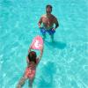 imageSwimWays Value pack Fish Face Guppy Goggles Soft Swimmies and Sea Monster Kick Trainer Learn to Swim KickboardPink Soft Swimmies  Goggles Bundle
