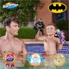 imageSwimways DC Batman Swim Huggable Batman Bath ampamp Beach Toys Floating Water Stuffed Animal for Kids Aged 1 ampamp Up2pk Floating Figures
