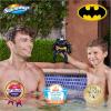 imageSwimways DC Batman Swim Huggable Batman Bath ampamp Beach Toys Floating Water Stuffed Animal for Kids Aged 1 ampamp UpBatman Floating Figure