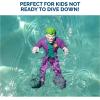 imageSwimways DC Batman Swim Huggable Batman Bath ampamp Beach Toys Floating Water Stuffed Animal for Kids Aged 1 ampamp UpJoker Floating Figure