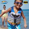 imageSwimways DC Batman Swim Huggable Batman Bath ampamp Beach Toys Floating Water Stuffed Animal for Kids Aged 1 ampamp UpLife Jacket