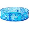 imageSwimways Elite PopUp Above Ground Pool Baby Pool with Canopy ampamp Carrying Case Foldable Kiddie Pool for Ages 924 Months Measures 32quot Blue