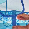 imageSwimways Elite PopUp Above Ground Pool Baby Pool with Canopy ampamp Carrying Case Foldable Kiddie Pool for Ages 924 Months Measures 32quot Blue