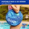 imageSwimways Elite Spring Float Papasan Pool Lounger Inflatable Pool Floats Adult with Fast Inflation Pool Lounge Chair for Adults up to 250 lbsHammock Pool Lounger