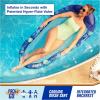 imageSwimways Elite Spring Float Papasan Pool Lounger Inflatable Pool Floats Adult with Fast Inflation Pool Lounge Chair for Adults up to 250 lbsHammock Pool Lounger