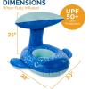 imageSwimways Sun Canopy Baby Boat Inflatable Baby Pool Float ampamp Swimming Pool Accessories with Fast Inflation Whale Toys for Kids Aged 924 MonthsBlue Whale