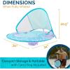 imageSwimways Sun Canopy Inflatable Baby Spring Float for Kids 924 MonthsMermaid
