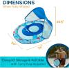 imageSwimways Sun Canopy Inflatable Baby Spring Float for Kids 924 MonthsShark