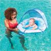 imageSwimways Ultra Baby Spring Float Premium Inflatable Baby Pool Float with Sun Canopy Fast Inflation ampamp Carry Bag 924 Months Mermaid Toys for KidsShark