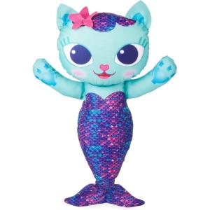 imageSwimWays Gabbys Dollhouse Floatin Figures Swimming Pool Accessories ampamp Kids Pool Toys Party Supplies ampamp Water Toys for Kids Aged 3 ampamp Up Gabby ampamp Mercat 2PackMercat Swim Huggable