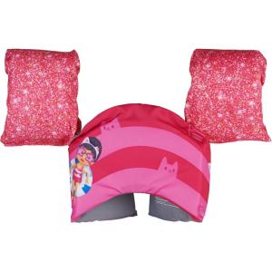 imageSwimWays Gabbys Dollhouse Floatin Figures Swimming Pool Accessories ampamp Kids Pool Toys Party Supplies ampamp Water Toys for Kids Aged 3 ampamp Up Gabby ampamp Mercat 2PackSwim Trainer