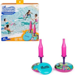 imageSwimWays Hydro Bottle Splash Pool Toys for Kids and Adults Throwing Disc Swimming Pool Game Outdoor Toys for Kids Aged 5 ampamp UpBottle Splash