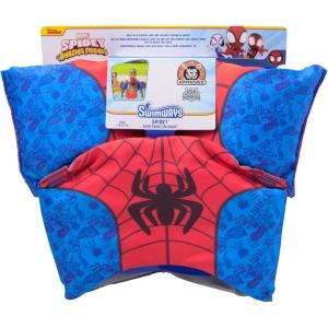 imageSwimWays Marvel Spidey Swim Trainer US Coast Guard Approved Life Vest Kids Swim Vest Arm Floaties ampamp Life Jackets for Kids 3355 lbs Spidey