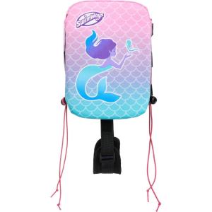 imageSwimWays Power Swimr Outdoor Pool Swim Vest for Kids Adjustable Kid Pool Float for Swim Training Medium Pink MermaidMermaid