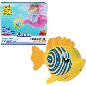 imageSwimWays Rainbow Reef Fish Toy Kids Swimming Accessories ampamp Water Toys Learn to Swim Pool Toys for Kids Ages 5 ampamp Up Batteries Included Tuna TurnerLebron Waves