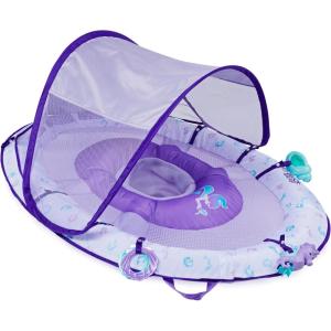 imageSwimways Ultra Baby Spring Float Premium Inflatable Baby Pool Float with Sun Canopy Fast Inflation ampamp Carry Bag 924 Months Mermaid Toys for KidsMermaid