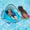 imageSwimWays Infant Baby Spring Float with Protective and Adjustable Sun Canopy For Infants 3 to 9 Months to Float in Swimming Pools Blue Anchor