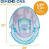 imageSwimways Sun Canopy Inflatable Infant Spring Float for Infants 39 Months Mermaid DesignMermaid