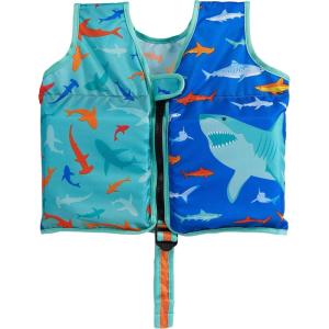 imageSwimWays Swim Vest Learn to Swim Personal Flotation Device for Swim Training Pool Floats ampamp Swimming Pool Accessories for Kids 24 Years SharkShark