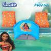 image:imageSwimWays Disney Moana Swim Trainer US Coast Guard Approved Life Vest Kids Swim Vest and Swimming Aid Arm Floaties amp Life Jackets for Kids 3355 lbs