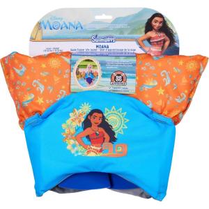 image:imageSwimWays Disney Moana Swim Trainer US Coast Guard Approved Life Vest Kids Swim Vest and Swimming Aid Arm Floaties amp Life Jackets for Kids 3355 lbs