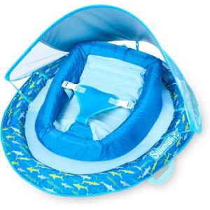 image:imageSwimWays Infant Spring Float Baby Pool Float with Canopy amp UPF Protection Swim Training PFD Swimming Pool Accessories for Babies 39 Months Shark