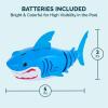 image:imageSwimWays Rainbow Reef Shark Toy Finn Diesel Kids Shark Pool Toy and Swimming Accessory SelfActivated Water Toys Learn to Swim Pool Toys for Kids Ages 5 amp Up Batteries Included