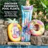 image:imageSwimWays Bluey Swim Hammock Pool Float Floatie for Kids amp Adults Personal Flotation Device for Swimming Pools Bluey Outdoor Toys for Ages 15 and UpMinnie