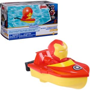image:imageSwimWays Monster Jam Air Boat Megolodon Shark Monster Truck Swimming Pool Accessories amp Kids Pool Toys Pool Party Supplies Monster Jam Toys for Kids Ages 4 amp Up No Batteries RequiredIron Man